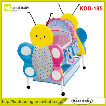 Fabricante NOVO Móveis para bebês com Cute Animal Design Rocking Baby Cradle ou como Carrying Cot